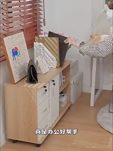 Office File Cabinet with Lock Wooden Locker Data Storage office small cabinet modern with lock drawers moving storage cabinet pulley