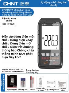 CHNT | Đồng Hồ Đo Đa Năng Số Điện Tử Thông Minh Di Động Bảo Vệ Lửa Cao Độ Chính Xác