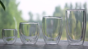 Cup Double layer Glass Non-scalded Heat Insulation Glass Creative Round Cold Drink Coffee Juice Gift