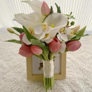 HANJIANGXUE | Wedding Bridal Photoshoot Artificial Flower Bouquet