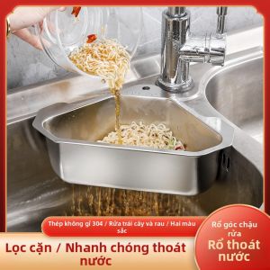 ZHIZHOU | Triangle Filter Drain Basket Kitchen Sink Organizer