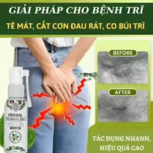 [CHÍNH HÃNG] Xịt Trĩ Kháng Khuẩn CO BÚI TRĨ Giảm Ngứa Đau Rát Xoa Dịu Vết Thương Khó Chịu Do Bệnh Trĩ Gây Ra Làm Dịu Vùng Da Nhạy Cảm.