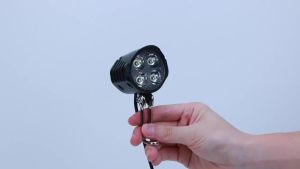 48V Electric Scooter LED Front Light with Horn High Brightness LED Headlight Energy Saving Easy Installation Cycling Accessories
