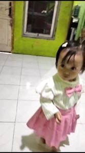 Baju Pakaian Atasan Anak Perempuan Usia 1-5 Tahun Dress ALLINA BAHAN Knits