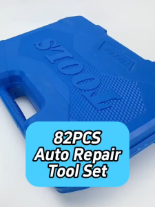82 Pcs Tools Socket Wrench Set for Motorcycle Car Multifunctional Torque Heavy Duty Tools Set