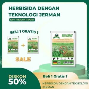 BELI 1 GRTIS 1 Kill grass herbisida bubuk pembasmi gulma dan bambu bisa juga untuk pohon
