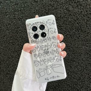 Ultra-Thin Full-Coverage Anti-Fingerprint Matte Finish Phone Case for OnePlus 13 Magnetic Absorption Mens And Womens Models