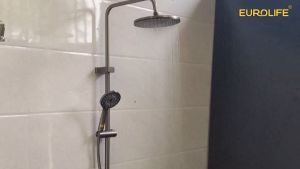 Cây sen nóng lạnh Đồng mạ tĩnh điện màu xám Eurolife EL-SC929 (Xám)
