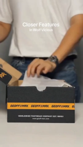 Geoff Max - Wolf Vicious Black White Walking Shoes Pria & Wanita