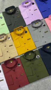 Kemeja Anak Lengan Panjang Polos - Usia 1-14 Tahun - Banyak Varian Warna - Kualitas Premium (Produksi Langsung)