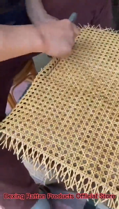 [ALL SIZE] Rattan Cane Webbing Roll Wicker Sheet Outdoor Chair Table Furniture Repair Material Rattan Webbing Roll