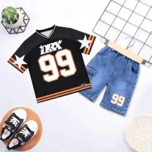 SETELAN BAJU ANAK LAK-LAKI KEKINIAN USIA 1-5 TAHUN SETELAN VN BASEBALL STAR USIA 1-5 TAHUN