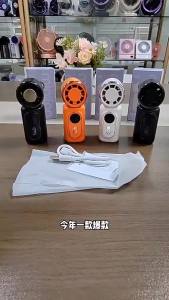 Quạt Sạc USB Cầm Tay Mini Di Động Có Chức Năng Giữ Ô Quạt Làm Mát Cá Nhân Nhỏ Gọn Có Thể Xoay Được Dùng Cho Cắm Trại Ngoài Trời