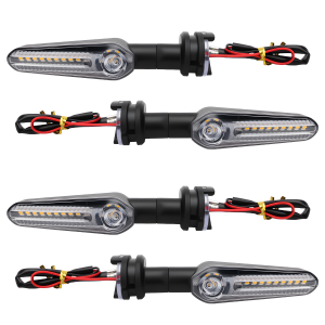 KEVANLY | 1/2 Pair Motorcycle Turn Signal Light For YAMAHA R1 R6 R125 R3 R25 R15 R7 MT09 Flowing Dynamic LED Indicator Blinker Replacement