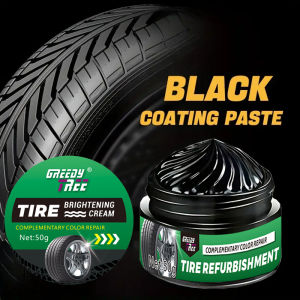 Black car tire gloss wax restore tire black long-lasting coverage/whitening/prevent cracking/plastic parts repair cream