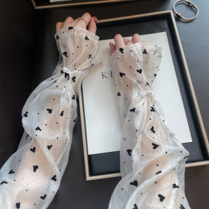 Summer New Loose Ice Silk Sun Protection Sleeve Covers for Women Driving Outdoor Shade Ice Hand Sleeve ALIKOF Pure Color