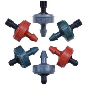 Israel Netfim PCJ Pressure Compensated Drip Head Set Irrigation Nozzle System for Greenhouse Nursery Potted Fruits Orchards