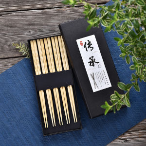 Japanese Slip-resistant Carved Chopsticks 5 Pairs