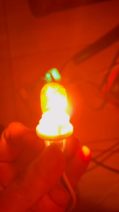 หลอดไฟเลี้ยว T13 12V 10W แสงสีส้ม สำหรับรถยนต์/มอเตอร์ไซค์ หลอดไฟเลี้ยว หลอดไฟ T13 ไฟเลี้ยวมอเตอร์ไซค์