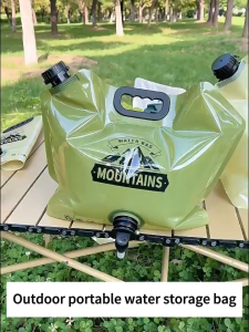 Foldable Water Bag Portable  8L Outdoor Camping Hiking Water Faucet Beg Simpan Air Mudah Alih