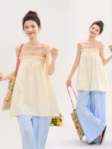 HTMEME | Áo Ngực Dây Quai Thái Lan Kiểu Nghỉ Dưỡng Có Nếp Nhăn