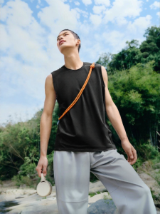 Beneunder | Quick-Dry Ice Silk Cool Feel High Elastic Sleeveless Mens T-Shirt