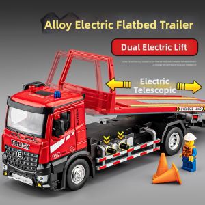 JUANNUO | Electric Alloy Road Rescue Truck Model