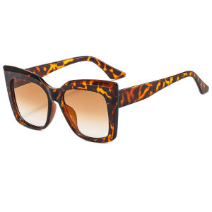 French Oversized Sunglasses Fashion Viral Cat Eye Design Streetwear Uv400 Protection Sunglasses For Women 3558