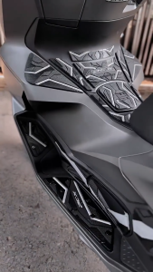 Dozeuscka Aksesoris/Karpet Motor PCX 160 cc ROADSYNC 2025 Bahan Karet PremiumTebalTidak Luntur Sporty dan Mewah
