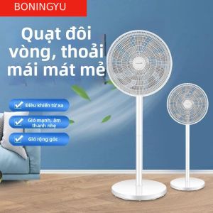 BONINGYU | quạt đứng có remote Quạt Đặt Sàn/Bàn Điều Khiển Từ Xa Có Lưu Lượng Gió Lớn