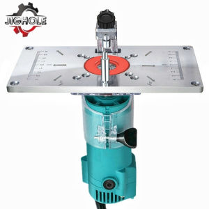 Carpenty Aluminium Router Table Insert Plate Multifunctional Woodworking Benches Carpenter Trimming Machine Engraving Board