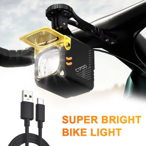 1700Lumen Bright LED Bike LightRechargeable Bicycle Headlight Bike Headlight Taillight Night Running Light Bicycle Accessories
