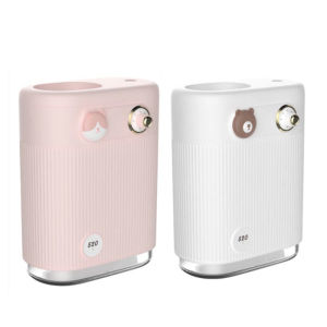 Lovaroma K2 Cute Mini Small 520ML USB Humidifier Air Diffuser Type-C Waterless Auto-Off LED Colorful Night Lights Home
