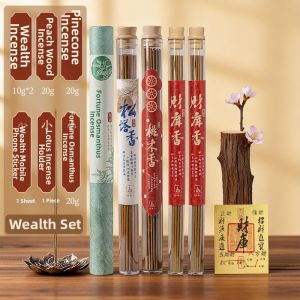 SONGYANRUMO | Natural Peachwood Incense For Housewarming Purification And Good Fortune