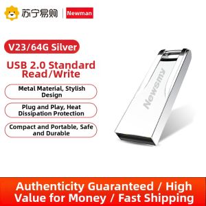 Newman High-Speed USB Flash Drive Metal Mobile Car-Mounted Large Capacity Miniature for Mobile Phone And Computer