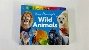 Wild Animals Of The World Board Book (Hardcover) To Learn With Beautiful Illustrations