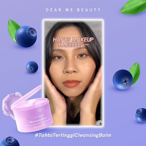 DEAR ME BEAUTY Meltaway Cleansing Balm Blueberry 100g