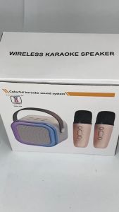 K12 Mini High End Wireless Karaoke Speaker with 1 Microphones