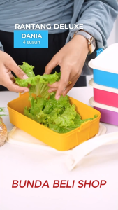 Rantang Kotak Deluxe Susun 4- Bunda Beli Shop