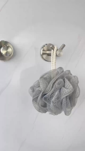 BAOKEMO Wall Mounted Round Bottom Wall Hook Bathroom Accessory Stainless Steel Multifunctional Hook