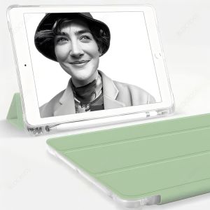 With Pencil Holder Case for iPad A19 12th A16 11th Pro11 M5 M4 Air 11 M3 M2 Air 5 4 10.9 10.2 8 9 10th 5/6th 2017 2018 9.7 10.5