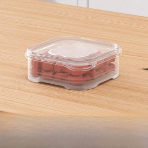 Kitchen Food Preservation Storage Box Microwave Safe Refrigerator Freezer Meat Fruit Container Plastic Made from China