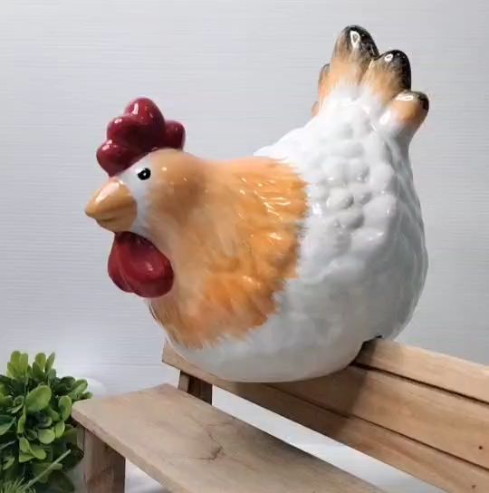 แนะนำ ตุ๊กตาแต่งสวนไก่เซรามิคยอดนิยม 2025 สร้างบรรยากาศสวนสวย