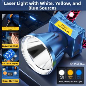 SKY FIRE | Super Bright Headlamp for Night Fishing Long Battery Life