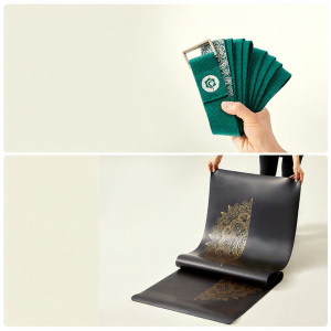 Non-slip Shock-absorbing Natural Rubber Yoga Mat