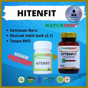 Obat Hipertensi Darah Tinggi Menurunkan Tensi Hypertensi Ampuh Kapsul Herbal Hitenfit Naturindo