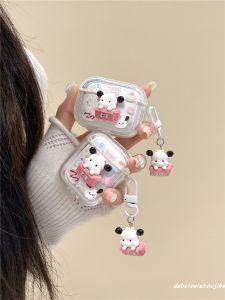 เคส Airpods 3 pro 2 4 รุ่นใหม่ 3D ทรงกล่อง ลายสุนัข ป้องกันการตกหล่น นุ่ม สุดน่ารัก เคส Airpods แบบไร้สาย สำหรับทุกเพศ