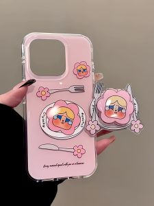 เคสโทรศัพท์มือถือแบบครอบเต็มสไตล์ญี่ปุ่นน่ารักสำหรับผู้หญิง ดีไซน์การ์ตูน ดีไซน์น้ำตาเด็ก ดีไซน์สร้างสรรค์ สไตล์เกาหลี ดีไซน์ INS สำหรับ Apple 16promax