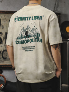 Trending Outdoor Hiking Print Large T-Shirt