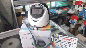 HIKVISION Camera Dome TVI/AHD/CVI/CVBS 2MP ColorVu có màu 24/7 Hồng ngoại 20m Võ sắt - DS-2CE70DF0T-MF